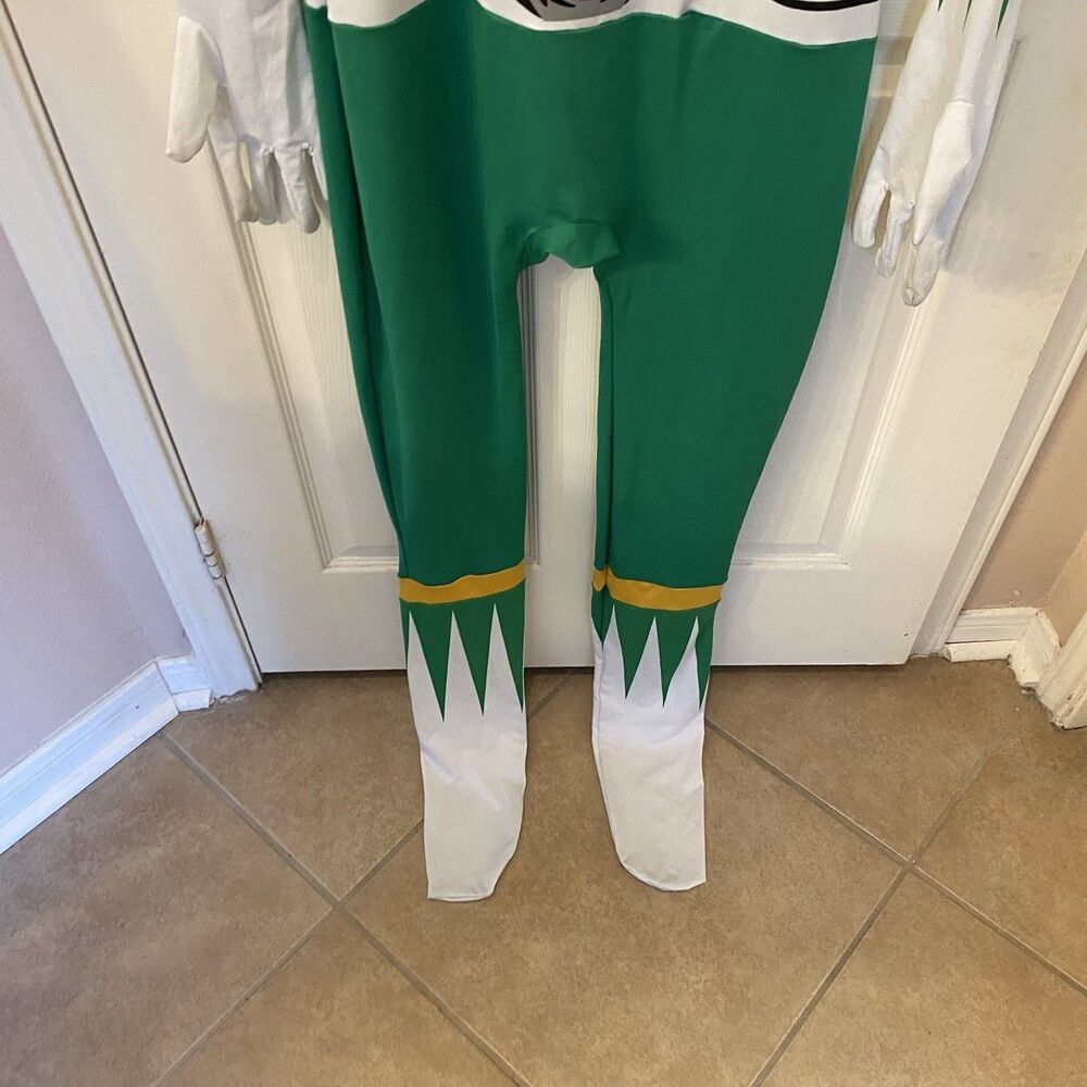 Mighty Morphin Power Rangers Morphsuits Green Ranger Adult Size XXL - Picture 4 of 14